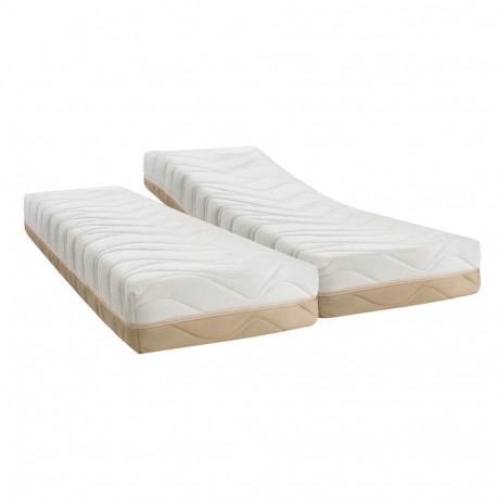 Matelas 4 SAISONS Duo - 24 cm - mémoire de forme - ferme