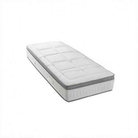 Matelas MEMOSPRING - 25 cm - ressorts ensachés et mémoire de forme